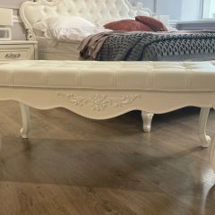 Банкетка Мишель (белый матовый) в Ханты-Мансийске - hanty-mansiysk.mebel24.online | фото 6