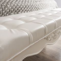 Банкетка Мишель (белый матовый) в Ханты-Мансийске - hanty-mansiysk.mebel24.online | фото 3