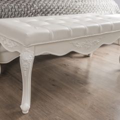 Банкетка Мишель (белый матовый) в Ханты-Мансийске - hanty-mansiysk.mebel24.online | фото 4