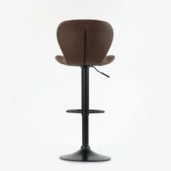 Барный стул Barneo N-86 Time / Black / VPU Brown Vintage коричневый винтаж PK970-18 в Ханты-Мансийске - hanty-mansiysk.mebel24.online | фото 2