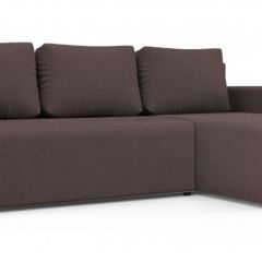 Диван угловой Алиса 3 Bahama PLUM - Teos Dark Brown в Ханты-Мансийске - hanty-mansiysk.mebel24.online | фото