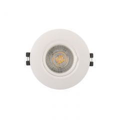 DK3028-WH Встраиваемый светильник, IP 20, 10 Вт, GU5.3, LED, белый, пластик в Ханты-Мансийске - hanty-mansiysk.mebel24.online | фото