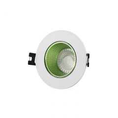 DK3061-WH+GR Встраиваемый светильник, IP 20, 10 Вт, GU5.3, LED, белый/зеленый, пластик в Ханты-Мансийске - hanty-mansiysk.mebel24.online | фото