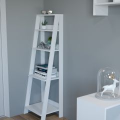 Этажерка лофт (белый) в Ханты-Мансийске - hanty-mansiysk.mebel24.online | фото 2