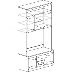 Гостиная Инна 1 Денвер светлый в Ханты-Мансийске - hanty-mansiysk.mebel24.online | фото 10