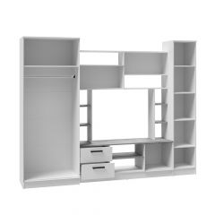 Гостиная СОЛО ЛДСП Белый в Ханты-Мансийске - hanty-mansiysk.mebel24.online | фото 2