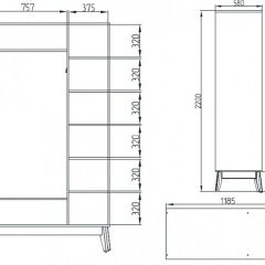 КАЛГАРИ МС Спальный гарнитур в Ханты-Мансийске - hanty-mansiysk.mebel24.online | фото 17