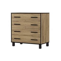 Комод 4 ящика "Лофт 8" в Ханты-Мансийске - hanty-mansiysk.mebel24.online | фото 3