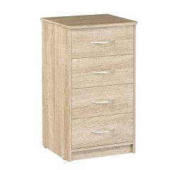Комод 480 с 4-ящиками (Дуб сонома светлый) в Ханты-Мансийске - hanty-mansiysk.mebel24.online | фото