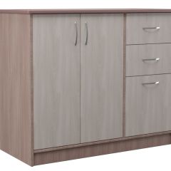 Комод АЛЛА (Ясень шимо светлый/темный) Эко в Ханты-Мансийске - hanty-mansiysk.mebel24.online | фото