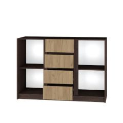 Комод Флоренция (Венге/Дуб Крафт Золотой) в Ханты-Мансийске - hanty-mansiysk.mebel24.online | фото 2