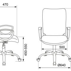 Кресло Бюрократ CH-599AXSN/32B/TW-11 черный TW-32K01 в Ханты-Мансийске - hanty-mansiysk.mebel24.online | фото 4