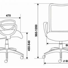 Кресло Бюрократ CH-599AXSN/TW-11 чёрный в Ханты-Мансийске - hanty-mansiysk.mebel24.online | фото 3