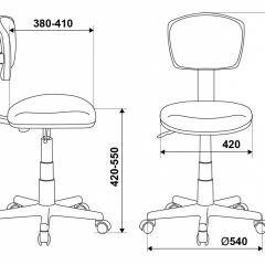 Кресло детское Бюрократ CH-W299/SD/TW-18 салатовый в Ханты-Мансийске - hanty-mansiysk.mebel24.online | фото 4