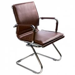 Кресло для посетителя Бюрократ CH-993-Low-V/Brown коричневый в Ханты-Мансийске - hanty-mansiysk.mebel24.online | фото