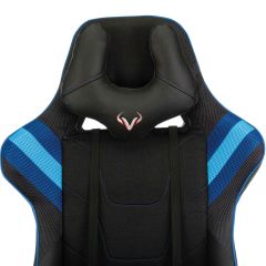 Кресло игровое Бюрократ VIKING 4 AERO BLUE черный/синий в Ханты-Мансийске - hanty-mansiysk.mebel24.online | фото 6