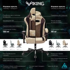 Кресло игровое Бюрократ VIKING 6 KNIGHT BL FABRIC синий в Ханты-Мансийске - hanty-mansiysk.mebel24.online | фото 5