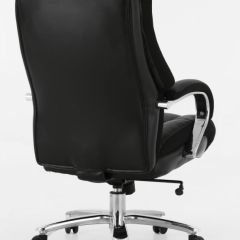 Кресло офисное BRABIX PREMIUM "Bomer HD-007" (рециклированная кожа, хром, черное) 531939 в Ханты-Мансийске - hanty-mansiysk.mebel24.online | фото 4