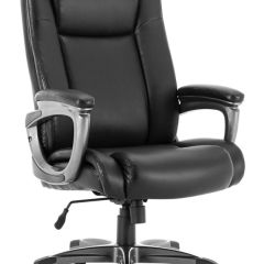 Кресло офисное BRABIX PREMIUM "Solid HD-005" (рециклированная кожа, черное) 531941 в Ханты-Мансийске - hanty-mansiysk.mebel24.online | фото