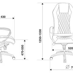 Кресло руководителя Бюрократ _AURA/BROWN коричневый в Ханты-Мансийске - hanty-mansiysk.mebel24.online | фото 4