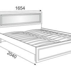 Кровать 1.6 Беатрис М10 с мягкой спинкой и ортопедическим основанием (Орех гепланкт) в Ханты-Мансийске - hanty-mansiysk.mebel24.online | фото 2