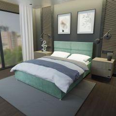 Кровать Аврора Решетка+ПМ (1400) *БЕЗ ДНА в Ханты-Мансийске - hanty-mansiysk.mebel24.online | фото