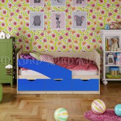Кровать Бабочки (Синий матовый) 1800 в Ханты-Мансийске - hanty-mansiysk.mebel24.online | фото