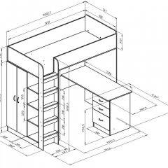 Кровать-чердак "Теремок-3" в Ханты-Мансийске - hanty-mansiysk.mebel24.online | фото 7