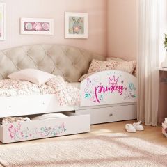 Кровать Эльза на латах + Бортик в Ханты-Мансийске - hanty-mansiysk.mebel24.online | фото 2