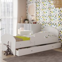 Кровать "Мозайка" на щитах + бортики + ящики в Ханты-Мансийске - hanty-mansiysk.mebel24.online | фото 6