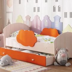 Кровать "Тучка" на щитах с бортиками + ящик в Ханты-Мансийске - hanty-mansiysk.mebel24.online | фото 2