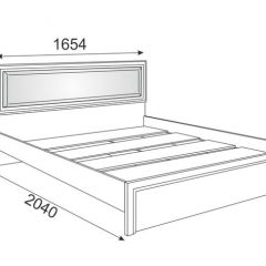 Кровать 1.6 Беатрис М09 с мягкой спинкой и настилом (дуб млечный) в Ханты-Мансийске - hanty-mansiysk.mebel24.online | фото 2