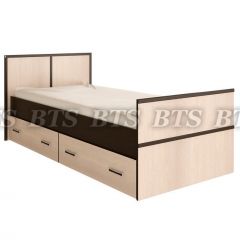 Кровать Сакура 900 LIGHT + Проложки LIGHT 0.9 ДСП (Венге/Лоредо) в Ханты-Мансийске - hanty-mansiysk.mebel24.online | фото