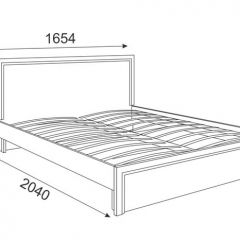 Кровать 1.6 Беатрис М07 Стандарт с ортопедическим основанием (дуб млечный) в Ханты-Мансийске - hanty-mansiysk.mebel24.online | фото