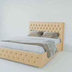Кровать Версаль с ПМ 800 (экокожа бежевая) в Ханты-Мансийске - hanty-mansiysk.mebel24.online | фото