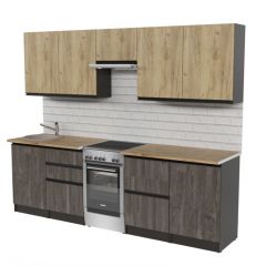 Кухонный гарнитур Адажио мега 2500 мм в Ханты-Мансийске - hanty-mansiysk.mebel24.online | фото 4