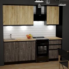 Кухонный гарнитур Адажио стандарт 1600 мм в Ханты-Мансийске - hanty-mansiysk.mebel24.online | фото