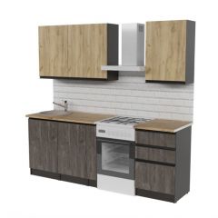 Кухонный гарнитур Адажио стандарт 1600 мм в Ханты-Мансийске - hanty-mansiysk.mebel24.online | фото 4