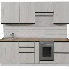 Кухонный гарнитур Амели компакт 2200 мм в Ханты-Мансийске - hanty-mansiysk.mebel24.online | фото 3