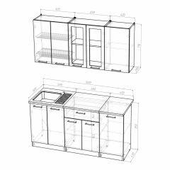 Кухонный гарнитур Инна стандарт 1600 в Ханты-Мансийске - hanty-mansiysk.mebel24.online | фото 3