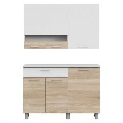 Кухонный гарнитур КГ-4 (1200) Белый/Дуб Сонома в Ханты-Мансийске - hanty-mansiysk.mebel24.online | фото 5