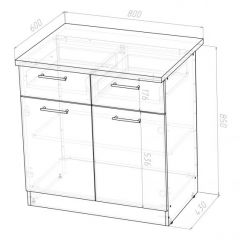 Кухонный гарнитур Лариса стандарт 2 1600 мм в Ханты-Мансийске - hanty-mansiysk.mebel24.online | фото 11