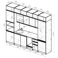 Кухонный гарнитур Лоретта люкс 3000 мм в Ханты-Мансийске - hanty-mansiysk.mebel24.online | фото 2
