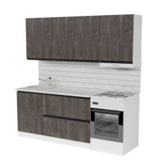 Кухонный гарнитур Ноктюрн макси 1800 мм в Ханты-Мансийске - hanty-mansiysk.mebel24.online | фото 4