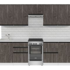 Кухонный гарнитур Ноктюрн мега 2500 мм в Ханты-Мансийске - hanty-mansiysk.mebel24.online | фото 3