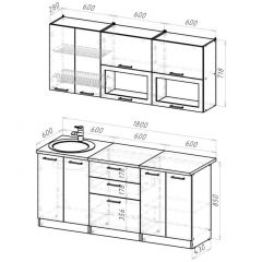 Кухонный гарнитур Паола макси 1800 мм в Ханты-Мансийске - hanty-mansiysk.mebel24.online | фото 2