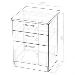 Кухонный гарнитур Равенна лайт 1200 мм в Ханты-Мансийске - hanty-mansiysk.mebel24.online | фото 13