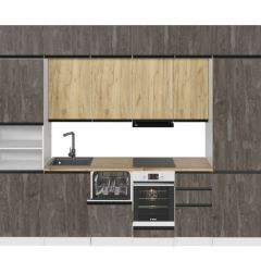 Кухонный гарнитур Сапфир 2 экстра 3000 мм в Ханты-Мансийске - hanty-mansiysk.mebel24.online | фото 3