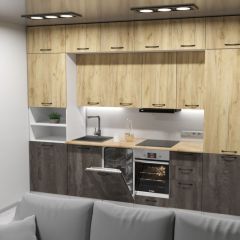 Кухонный гарнитур Сапфир 3000 мм в Ханты-Мансийске - hanty-mansiysk.mebel24.online | фото