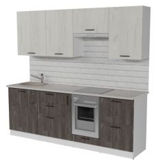 Кухонный гарнитур Сиена компакт 2200 мм в Ханты-Мансийске - hanty-mansiysk.mebel24.online | фото 4
